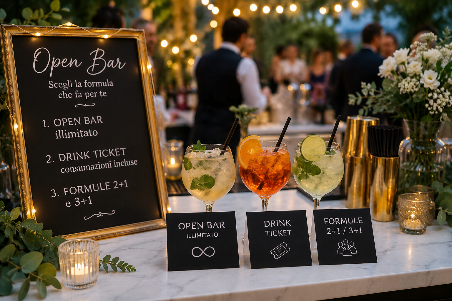 Open Bar: Quale Formula Scegliere per il Tuo Evento?